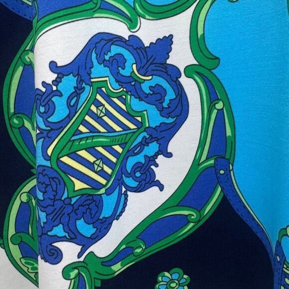 Julie Brown NYC Sleeveless Mod Print Shift Dress | Size Large - Picture 6 of 8